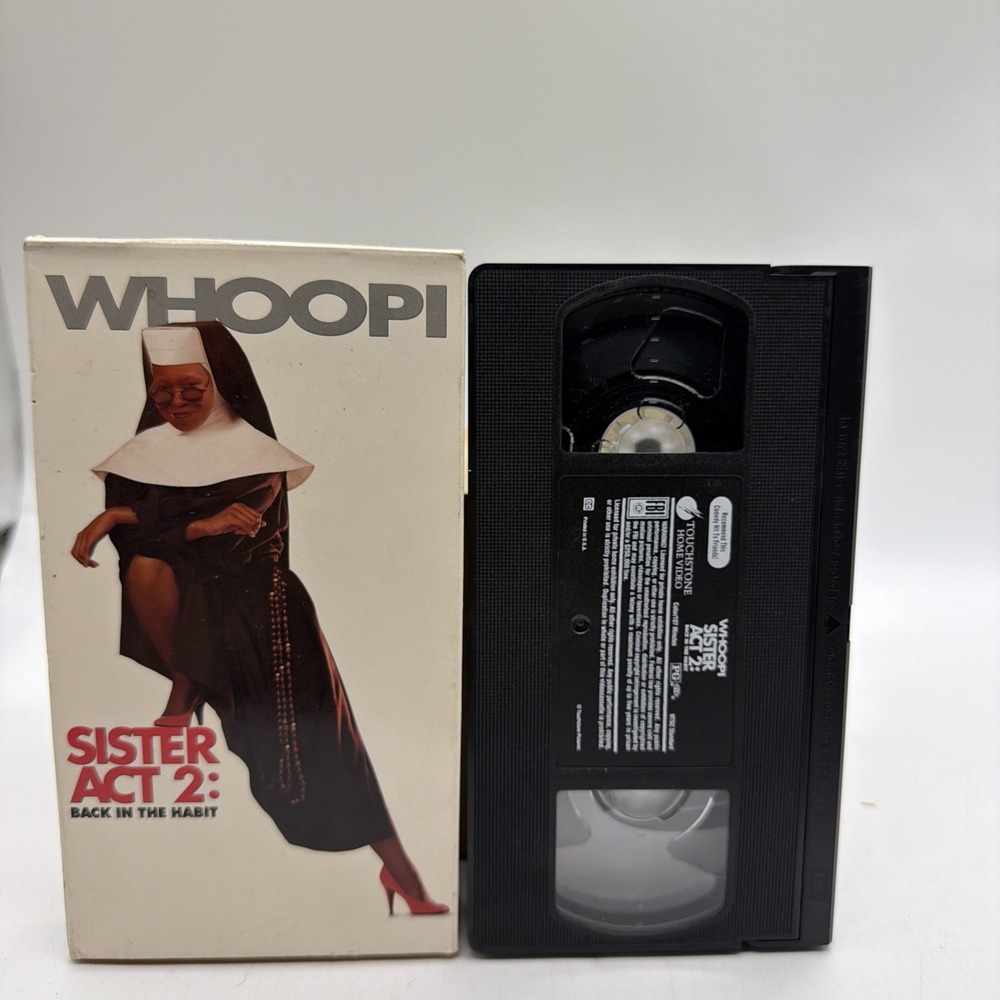 Sister Act 2 Back in the Habit VHS 1997 Whoopi Goldberg Comedy Movie PG NTSC